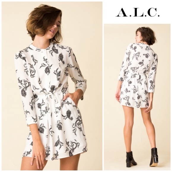 A.L.C Hazel Mini Dress Size 12 - Picture 1 of 11